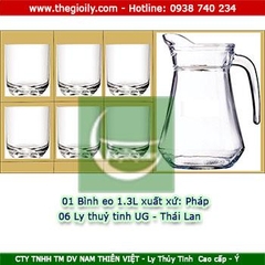 Bộ bình ly thủy tinh 359 Pháp