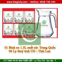 Bộ bình ly thủy tinh 356 TQ