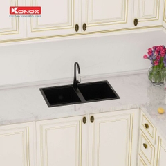 Chậu rửa bát Granite Sink Phoenix 860 – Black