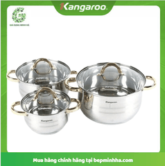 Bộ nồi Inox Kangaroo KG-865