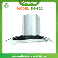 Máy hút mùi tum kính Kangaroo KG-322