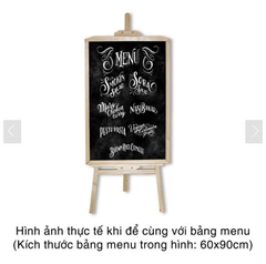 GIÁ GỖ ĐẶT BẢNG MENU