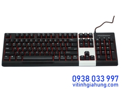 BÀN PHÍM GIẢ CƠ CHUYÊN GAME AJAZZ AK10 LED ĐA MÀU (ĐEN)