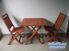 Bàn ghế gỗ 0652