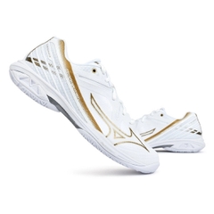 GIÀY MIZUNO WAVE CLAW 3 - TRẮNG VÀNG BẠC