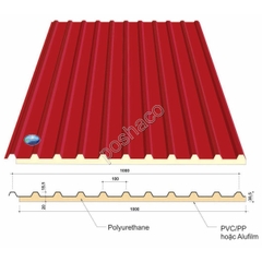 Tôn việt nhật 11 sóng 3 lớp 0,4mm Tôn việt nhật 11 sóng 3 lớp 0,4mm
