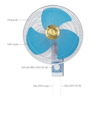 Quạt treo tường PANASONIC F-409UB (Màu xanh)