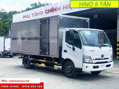 Bảng giá xe tải hino 5 tấn thùng kín đời 2022