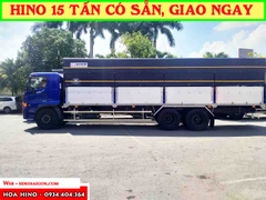 Bảng giá xe tải Hino 15 tấn thùng bạt mới nhất 2022