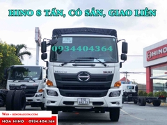 Xe tải Hino 8 tấn thùng ngắn mới nhất – Bảng giá Hino 8 tấn FG8JP7A