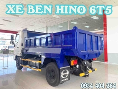 Xe ben hino 5 khối - Giá xe ben Hino 6 tấn mới nhất, Ben Hino FC có khuyến mãi gì?