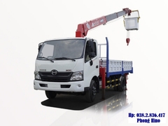 xe tải cẩu hino 3 tấn gắn cẩu unic