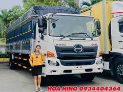 Xe tải Hino 8 tấn thùng mui bạt dài 8m8