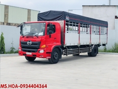 Xe tải Hino 8 tấn thùng mui bạt nhôm