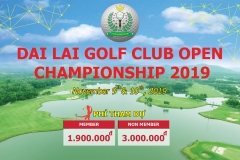 GIẢI VÔ ĐỊCH CÂU LẠC BỘ SÂN GOLF ĐẠI LẢI MỞ RỘNG 2019