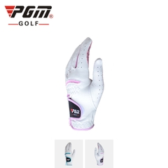 Găng Tay Golf Nữ Vải Sợi Cao Cấp Thoáng Khí - PGM Golf Lady Gloves - ST007