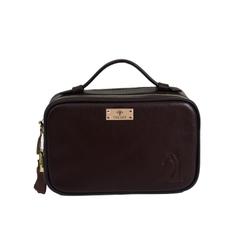 Túi Golf Cầm Tay Da Bò Vân Hạt Mill Cao Cấp, Khoá Số - Tee Off Hand Bag - TSOB002 Túi Golf Cầm Tay Da Bò Vân Hạt Mill Cao Cấp, Khoá Số - Tee Off Hand Bag - TSOB002