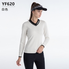 Áo Len Golf Dài Tay Nữ - PGM Women Golf Shirt - YF620 Áo Len Golf Dài Tay Nữ - PGM Women Golf Shirt - YF620