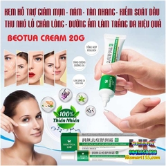 BEOTUA 20G- KEM HỖ TRỢ GIẢM MỤN KIỂM SOÁT DẦU THU NHỎ LỖ CHÂN LÔNG DƯỠNG ẨM LÀM TRẮNG DA HIỆU QUẢ