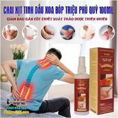 CHAI XỊT TINH DẦU XOA BÓP TRIỆU PHÚ QUÝ 100ML-GIẢM ĐAU GÂN CỐT CHIẾT XUẤT THẢO DƯỢC THIÊN NHIÊN