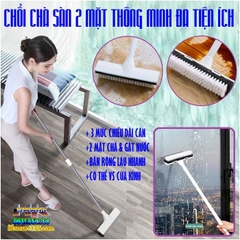 CHỔI CHÀ SÀN GẠT NƯỚC 2 MẶT THÔNG MINH