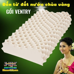 GỐI CAO SU NON VENTRY THÁI LAN CHỐNG VẸO CỔ, CỘT SỐNG