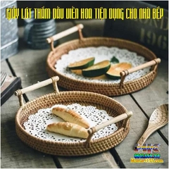 SET 140 TỜ GIẤY LÓT THẤM DẦU VIỀN HOA TIỆN DỤNG CHO NHÀ BẾP