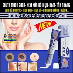 SOUTH MOON 20GR- KEM XOÁ MỤN CÓC, MỤN THỊT, LOẠI BỎ MỤN CÓC THÔNG THƯỜNG, MỤN ĐÁ, MỤN CƠM, MỤN CÓC DẠNG SỢI