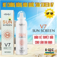 XỊT CHỐNG NẮNG HÀN QUỐC SUN SCREEN V7