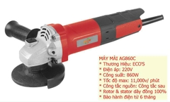 MÁY MÀI KIM LOẠI ECO AG860C MÁY MÀI KIM LOẠI ECO AG860C