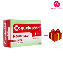 Viên Trị Ho, Long Đờm Nhét Hậu Môn Cho Bé Coquelusedal Nourrisson - Pháp