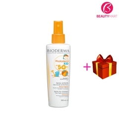 Xịt Chống Nắng Cho Bé Bioderma Photoderm Kid Lait Enfant SPF50+