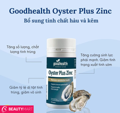 Tinh Chất Hàu Oyster Plus Goodhealth Tăng Cường Sinh Lý Cho Nam Giới, Hộp 60 viên