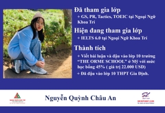 Xin được gửi lời chúc mừng đến các học viên của Trung tâm Ngoại ngữ Khoa Trí đã trúng tuyển vào Top 10 Trường cấp 3 tốt nhất TP.HCM.