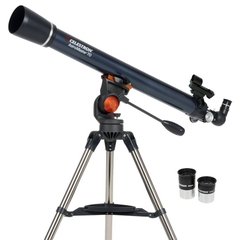 Kính thiên văn Mỹ Celestron LT70AZ 495x chính hãng có đảo ảnh