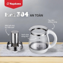 Ấm siêu tốc đa năng Nagakawa NAG0316