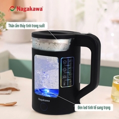 Ấm siêu tốc thủy tinh 1.7L Nagakawa NAG0317