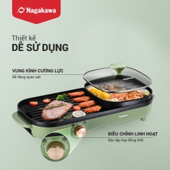 Bếp lẩu nướng điện Nagakawa NAG3104