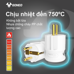 Phích cắm Gongniu công suất lớn 4000W - 10L5 - Chính Hãng Phích cắm Gongniu công suất lớn 4000W - 10L5 - Chính Hãng