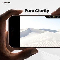 Kính cường lực Zeelot iPhone 16 Series Solidsleek Trong Suốt - Retina Clear - Chính Hãng Kính cường lực Zeelot iPhone 16 Series Solidsleek Trong Suốt - Retina Clear - Chính Hãng