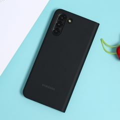 Bao da Galaxy S21Ultra/S21 Plus Nắp Gập Clear View Samsung Đen