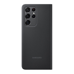 Bao da Galaxy S21Ultra/S21 Plus Nắp Gập Clear View Samsung Đen