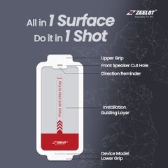 Cường Lực Kính Chống Vân Tay Zeelot Solidsleek™ Cho iPhone 13 Pro Max