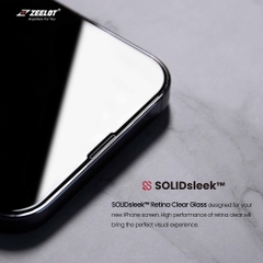 Cường Lực chống va đập Zeelot Solidsleek™ cho iPhone 13 Pro Max - Trong