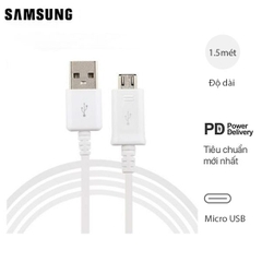 Cáp sạc Samsung Micro USB dài 1.5m hỗ trợ sạc nhanh