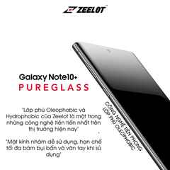 Cường lực nhám chống va đập Zeelot UV Loca cho Samsung Galaxy Note 10 Plus - Hàng Fullbox - Chính hãng