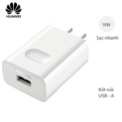 Củ Sạc Nhanh Huawei 18W Quick Charge 2.0 9V-2A ZIN Chính Hãng