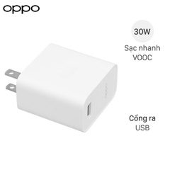 Củ Sạc Nhanh Realme 6 VOOC 4.0 30W - Hàng FullBox - Chính Hãng