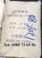 bán Amoni Citrate, Ammonium citrate, Triammonium citrate, C6H17N3O7 bán Amoni Citrate, Ammonium citrate, Triammonium citrate, C6H17N3O7