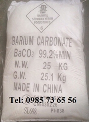 bán bari cacbonat, Barium carbonate, BaCO3
